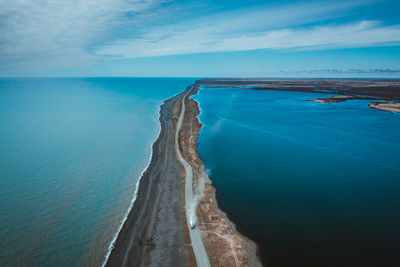 Panoramic view of sea against sky