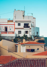 View of residential buildings against sky