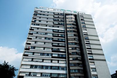 Low angle view of building against sky