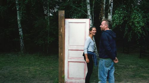Man standing in park