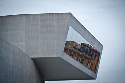 Low angle view of built structure against sky