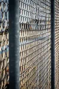 Full frame shot of chainlink fence