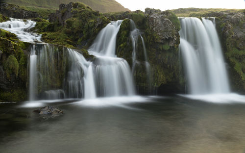 View of waterfall