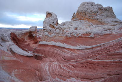 Rock formations in a desert