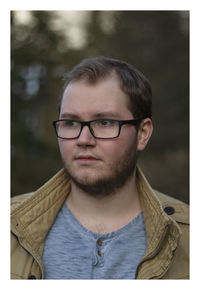 Portrait of young man