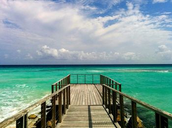 Scenic view of calm sea against sky