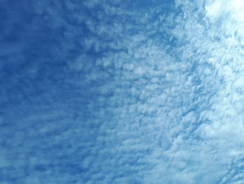 Low angle view of clouds in sky