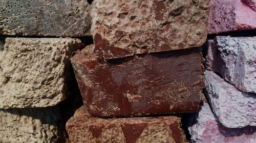 Full frame shot of stone wall