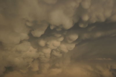 Full frame shot of cloudscape