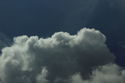 Low angle view of clouds in sky