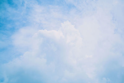 Low angle view of clouds in sky