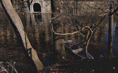 View of abandoned building