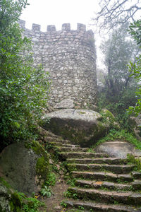 Low angle view of old building