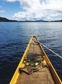Scenic view of river against sky