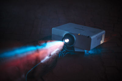 Close-up of hand holding camera