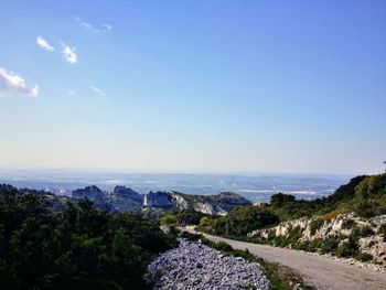 Scenic view of sea