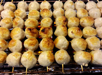 Full frame shot of eggs