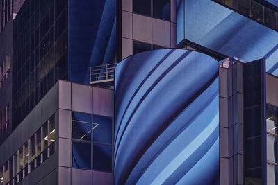 Low angle view of spiral staircase