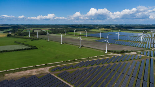 Northern europas largest solar park near holstebro in denmark