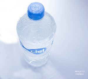 Close-up of water bottle