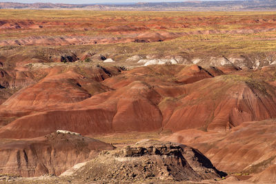 Rock formations in a desert