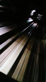 Blurred motion of blurred motion of tunnel