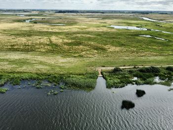 Scenic view of beach