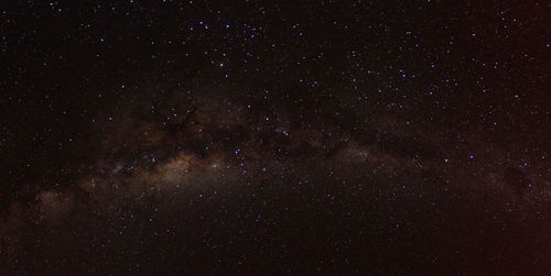 Low angle view of star field against star field