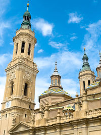 Low angle view of cathedral against sky