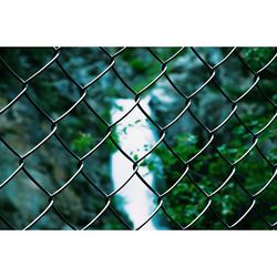 Close-up of chainlink fence