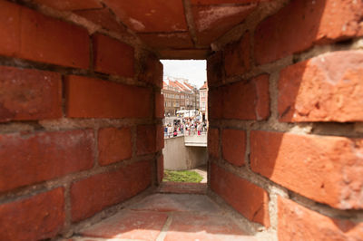 Corridor of old building