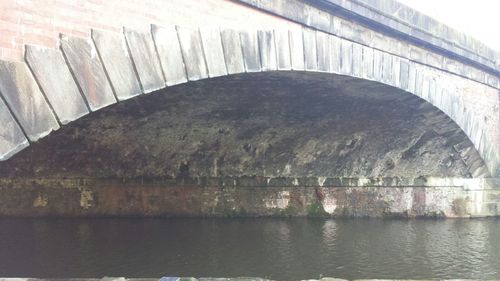 Reflection of built structure in water