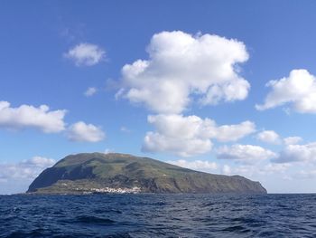 Corvo island /scores view from ship 