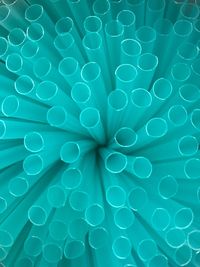 Full frame shot of drinking straws