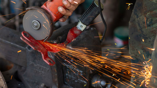 Man working in factory