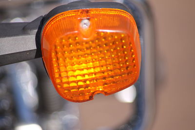 Close-up of illuminated light bulb