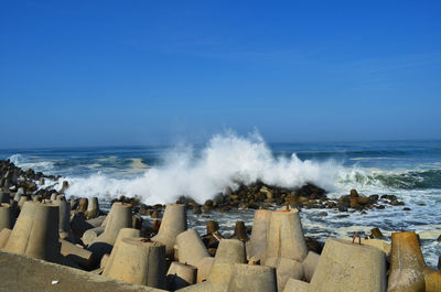 Panoramic view of sea against sky