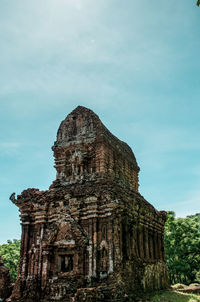 Low angle view of a temple