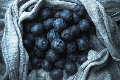 Full frame shot of blueberries