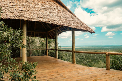 Scenic view of nyari view point in arabuko sokoke forest reserve in watamu town, malindi in kenya 
