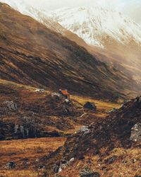 Scenic view of mountains