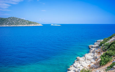 Scenic view of calm sea