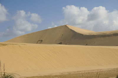 Scenic view of desert against sky