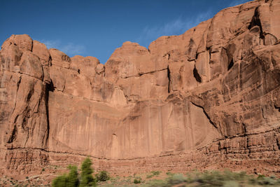 Scenic view of mountain against sky