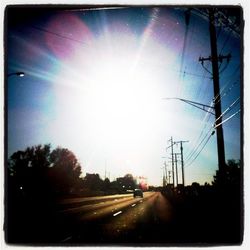 Road passing through landscape