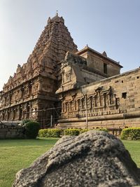 Low angle view of historical building against sky