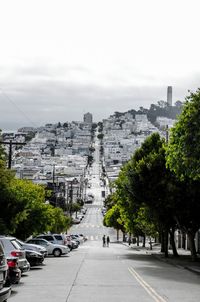 View of city street