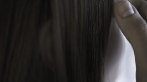 Close-up of woman