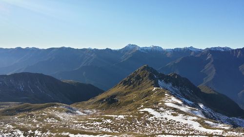 Scenic view of mountains