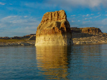 View of the lone star rock - utah - usa